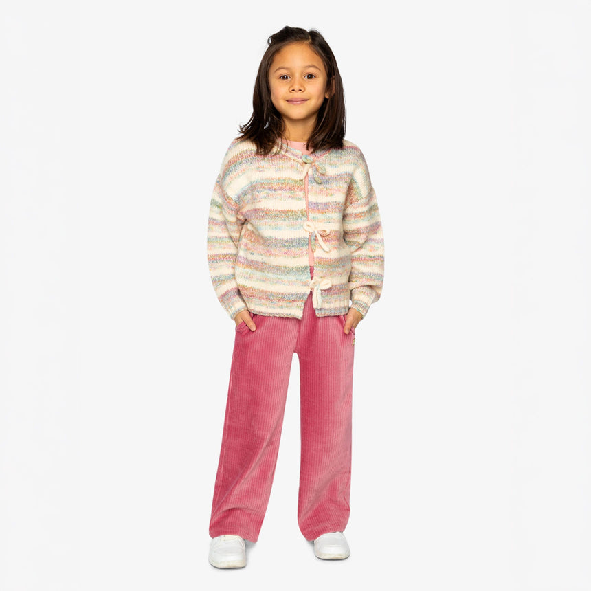 Pantalon Velour Douce Poesie 7-10ans-Deux par Deux-2X2-J20K22-6930C-CLÉMENT