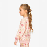Gilet Ouaté Fleurs Poésie 3-6ans-Deux par Deux-2X2-J20K30-301B-CLÉMENT