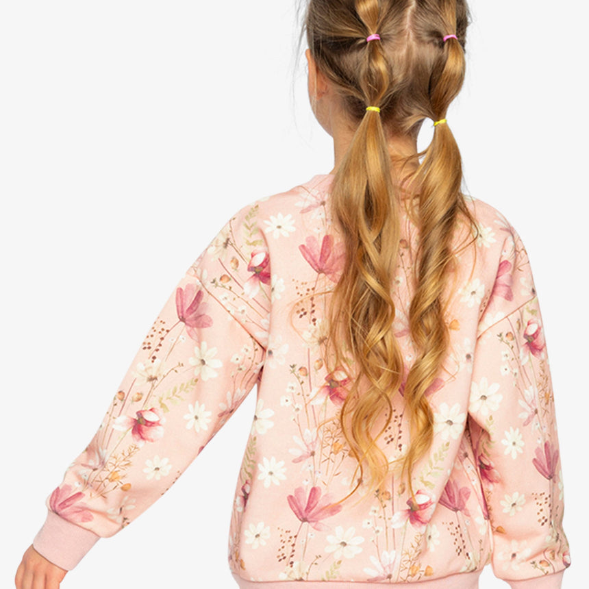Gilet Ouaté Fleurs Poésie 3-6ans-Deux par Deux-2X2-J20K30-301B-CLÉMENT