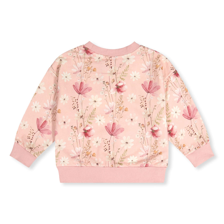 Gilet Ouaté Fleurs Poésie 3-6ans-Deux par Deux-2X2-J20K30-301B-CLÉMENT