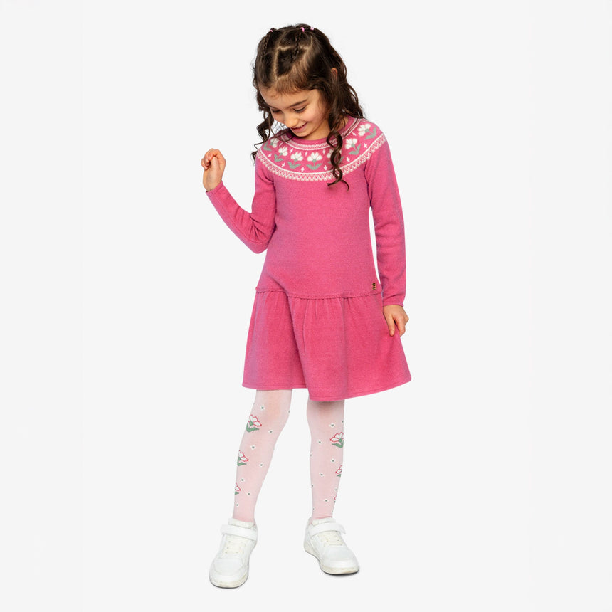 Robe Tricot Douce Poésie 3-6ans-Deux par Deux-2X2-J20KT85-693B-CLÉMENT