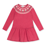 Robe Tricot Douce Poésie 7-10ans-Deux par Deux-Rose-7-2X2-J20KT85-693C-CLÉMENT