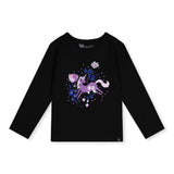 T-shirt Licorne 7-10ans-Deux par Deux-Noir-7-2X2-J20L70-999C-CLÉMENT