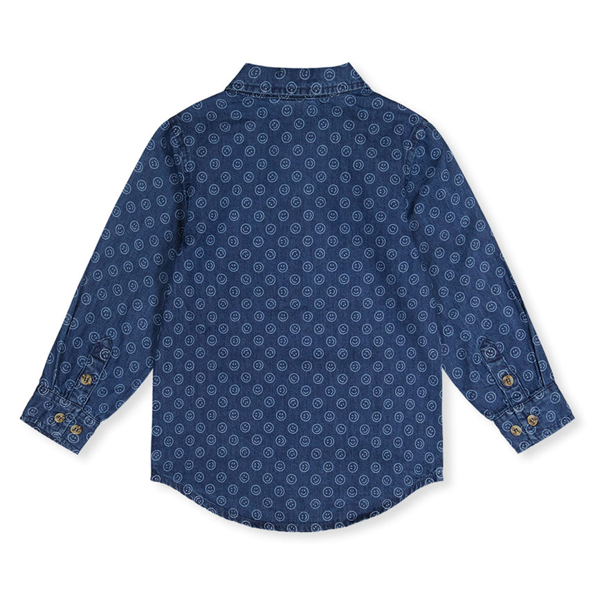 Chemise Smiley 7-10ans-Deux par Deux-2X2-J20M15-315C-CLÉMENT