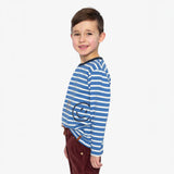 T-shirt Rayé Smiley 3-6ans-Deux par Deux-2X2-J20M73-316B-CLÉMENT