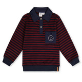 Polo Rayé Esprit Campus 3-6ans-Deux par Deux-Bordeaux-3-2X2-J20M74-317B-CLÉMENT