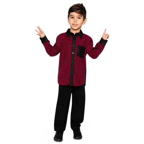 Pantalon Denim Noir 7-10ans-Deux par Deux-2X2-J20OB20-999C-CLÉMENT