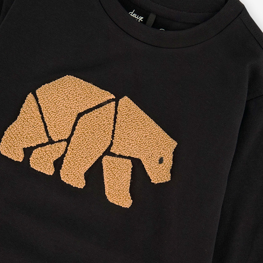 T-shirt Ours 7-10ans-Deux par Deux-2X2-J20OB70-999C-CLÉMENT