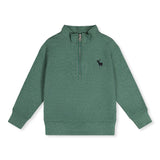 Gilet Ouaté Zip Vert 7-10ans-Deux par Deux-Vert-7-2X2-J20OB71-323C-CLÉMENT