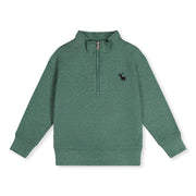 Gilet Ouaté Zip Vert 7-10ans-Deux par Deux-Vert-7-2X2-J20OB71-323C-CLÉMENT