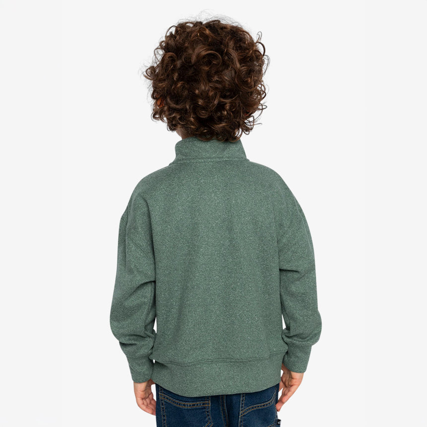 Gilet Ouaté Zip Vert 7-10ans-Deux par Deux-2X2-J20OB71-323C-CLÉMENT