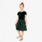 Robe Brillant Noël 7-10ans-Deux par Deux-2X2-J20OG90-393C-CLÉMENT