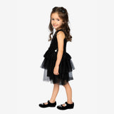 Robe Noire Chic 7-10ans-Deux par Deux-2X2-J20Q86-999C-CLÉMENT