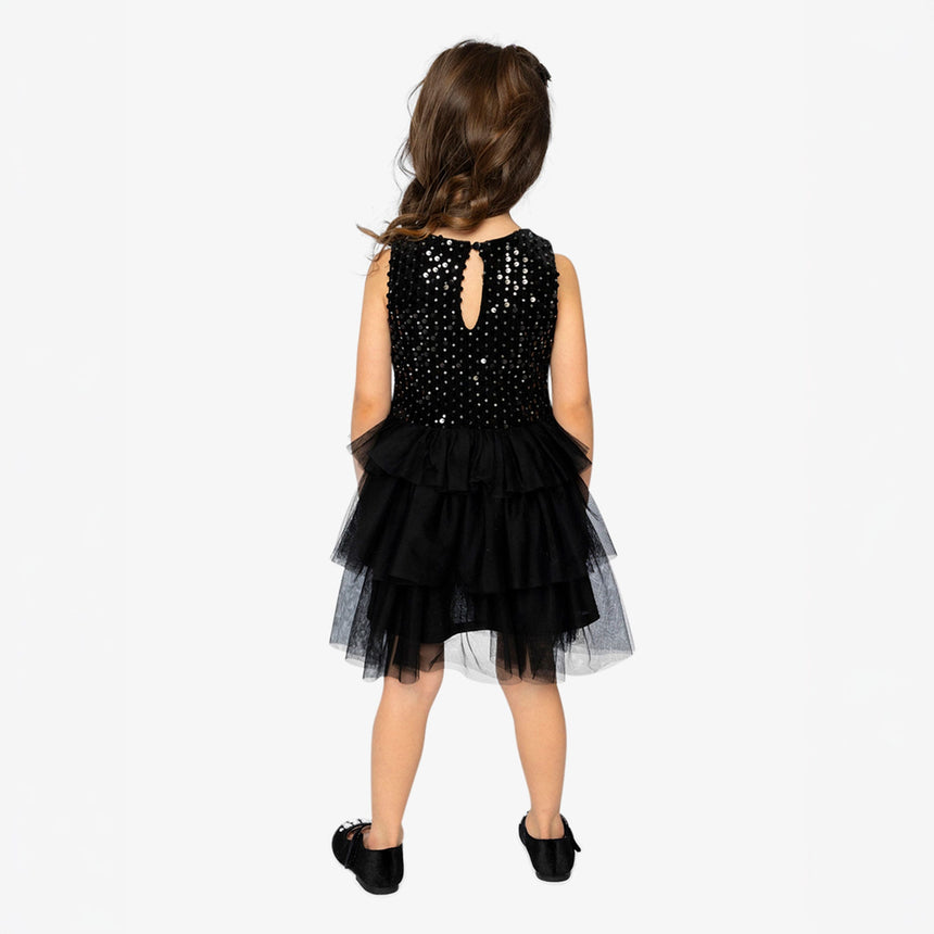 Robe Noire Chic 7-10ans-Deux par Deux-2X2-J20Q86-999C-CLÉMENT