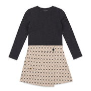 Robe Boucle Chic 3-6ans-Deux par Deux-Noir-3-2X2-J20Q98-306B-CLÉMENT