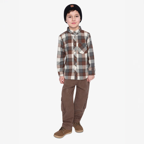 Chemise Carreaux Boys 7-10ans-Deux par Deux-2X2-J20U13-269C-CLÉMENT