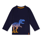 T-shirt T-rex Boys 3-6ans-Deux par Deux-Marine-3-2X2-J20U74-4810B-CLÉMENT