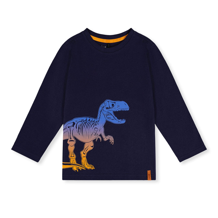 T-shirt T-rex Boys 3-6ans-Deux par Deux-Marine-3-2X2-J20U74-4810B-CLÉMENT