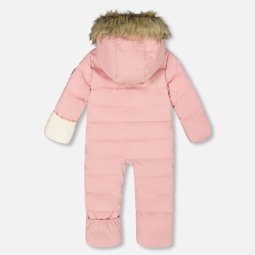 Habit de Neige Une Pièce Rose 6-30mois-Deux par Deux-2X3-H10B701-637-CLÉMENT