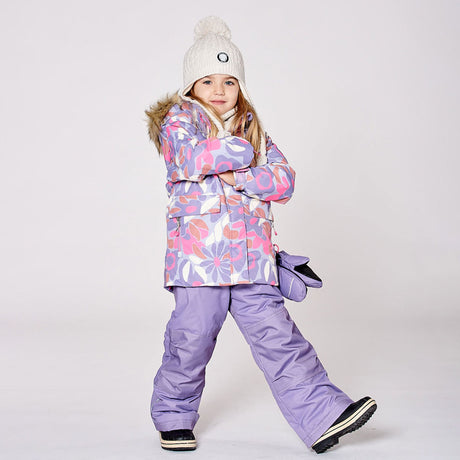 Habit de Neige Fleurs Lilas 2-8ans-Deux par Deux-2X3-H10DG80-592-CLÉMENT