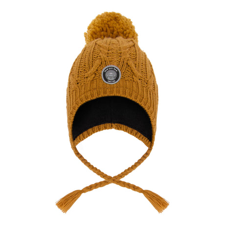 Tuque Tricot Ocre 2-12ans-Deux par Deux-Ocre-2-4-2X3-H10XT1-967-CLÉMENT