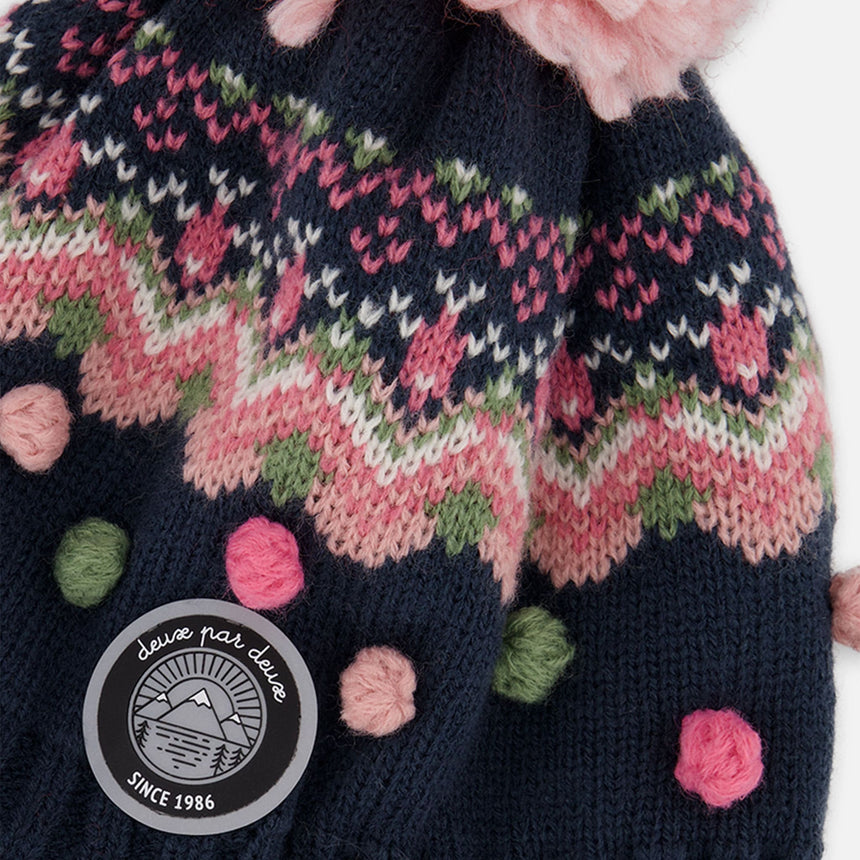 Tuque Tricot Navy Jacquard 2-14ans-Deux par Deux-2X3-H10Z10-CLÉMENT