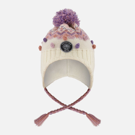 Tuque Tricot Peruvienne 6-24mois-Deux par Deux-Ivoire-6-12 m-2X3-H10Z17-CLÉMENT