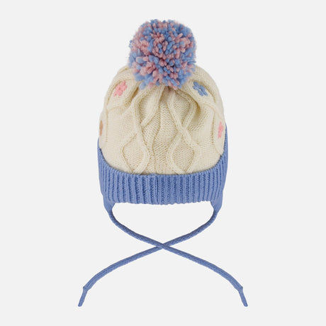 Tuque Tricot Fleurs 6-24mois-Deux par Deux-2X3-H10Z18-CLÉMENT