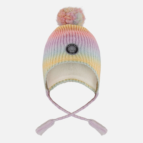 Tuque Tricot Arc-en-ciel 2-14ans-Deux par Deux-Rose-2-4-2X3-H10Z22-CLÉMENT