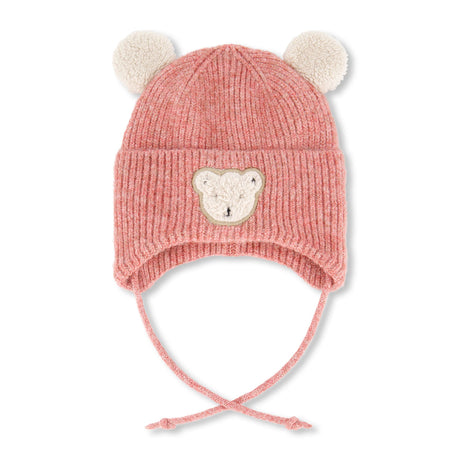 Tuque Tricot Rose Ours 3-36mois-Deux par Deux-Rose-3-6 m-2X3-H10ZA03-643-CLÉMENT
