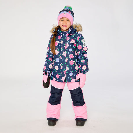 Habit de Neige Fleurs 2-8ans-Deux par Deux-2X3-J10DG801J018-CLÉMENT