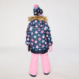 Habit de Neige Fleurs 2-8ans-Deux par Deux-2X3-J10DG801J018-CLÉMENT