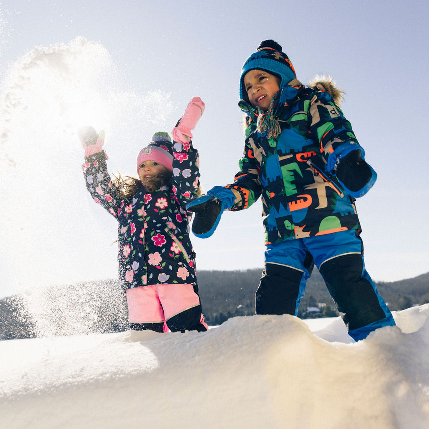 Habit de Neige Fleurs 2-8ans-Deux par Deux-2X3-J10DG801J018-CLÉMENT