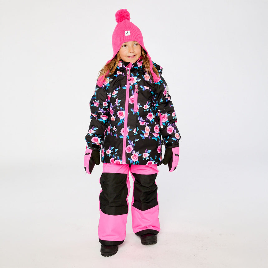 Habit de Neige Fleurs 2-6ans-Deux par Deux-2X3-J10PG85-699B-CLÉMENT