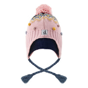 Tuque Tricot Nordique Rose2-14ans-Deux par Deux-Rose-2-4-2X3-J10Z06-1J065-CLÉMENT