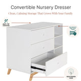 Commode 3 Tiroirs Central Park - Blanc / Naturel-Dadada Baby-DDD-41131-CLÉMENT