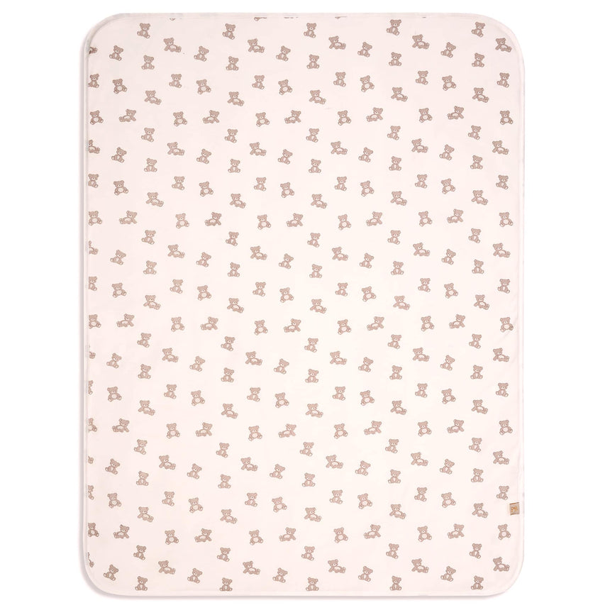Couverture Jersey/Sherpa - Ours Rose-Piccolo Bambino-ABN-PBB09J05E3PK-CLÉMENT