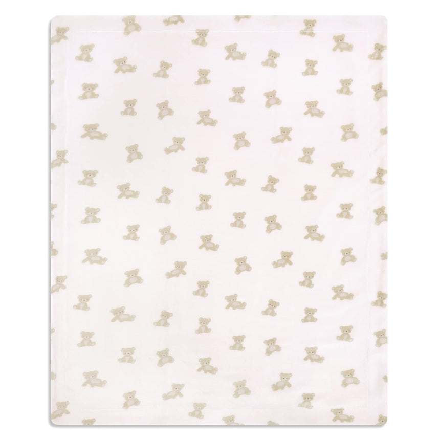 Couverture en Peluche - Ours Rose-Piccolo Bambino-ABN-PBB22P02E3PK-CLÉMENT