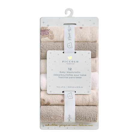 Débarbouillettes (12) - Ours Rose-Piccolo Bambino-ABN-PBW02B99E3PK-CLÉMENT