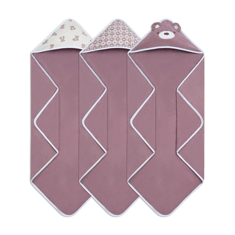 Serviettes et Débarbouillettes - Rose-Piccolo Bambino-ABN-PBX05B01E3PK-CLÉMENT