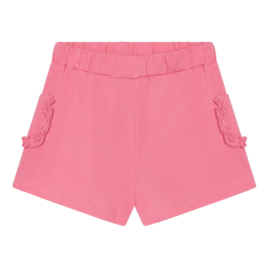 Short Ouatée Unie 3-8ans-Minymo-Rose-3-AC1-124323-CLÉMENT