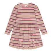 Robe Côtelée Rayée 3-12ans-Minymo-Rose-3-AC1-124403-5000-CLÉMENT