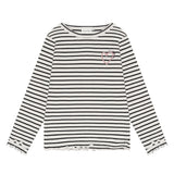T-shirt Côtelé Rayé 3-12ans-Minymo-Noir-3-AC1-124442-1061-CLÉMENT