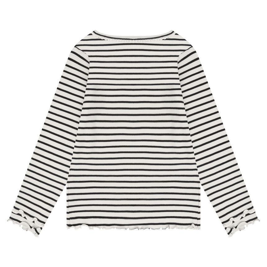 T-shirt Côtelé Rayé 3-12ans-Minymo-AC1-124442-1061-CLÉMENT