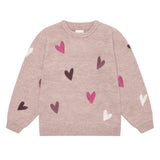 Pull Tricot Coeur 3-12ans-Minymo-Rose-3-AC1-124443-6510-CLÉMENT