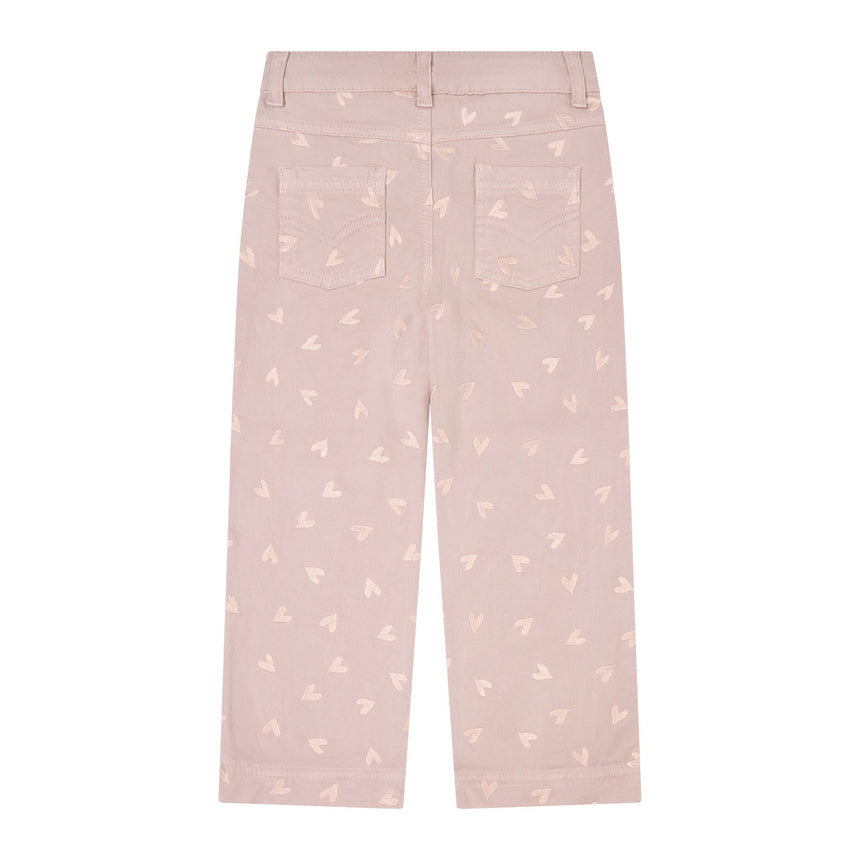 Pantalon Broderie Coeur 3-12ans-Minymo-AC1-124448-6510-CLÉMENT
