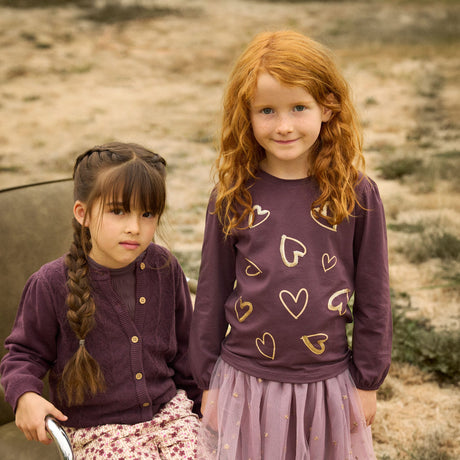T-shirt Coeur Brillant 3-12ans-Minymo-AC1-124457-6599-CLÉMENT