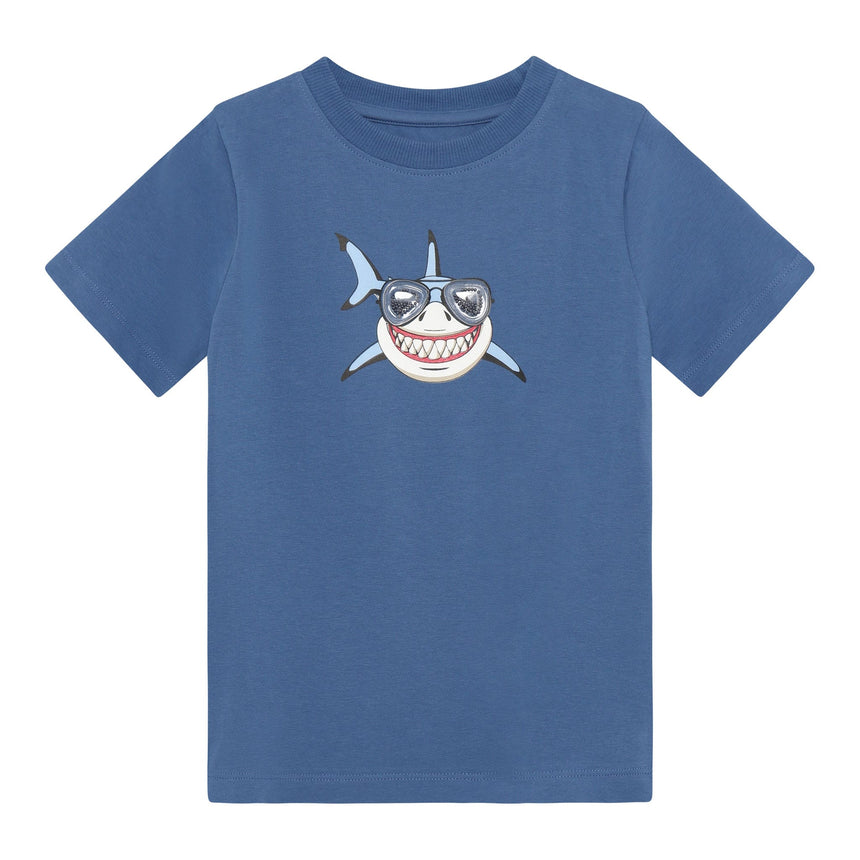 T-shirt Requin 3-8ans-Minymo-Bleu-3-AC1-134304-7128-CLÉMENT