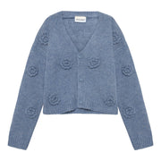 Cardigan Tricot Fleur 4-14ans-Minymo-Bleu-4-AC1-144413-7900-CLÉMENT