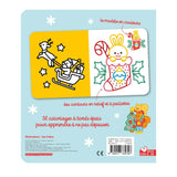 Coloriages à bords pailletés – Joyeux Noël-Clément - Librairie-ADP-923569-CLÉMENT